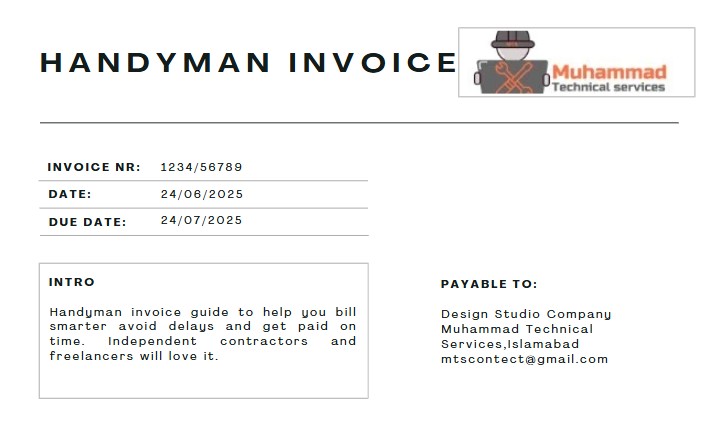 Handyman Invoice