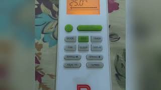 Dawlance inverter AC remote modes and settings guide