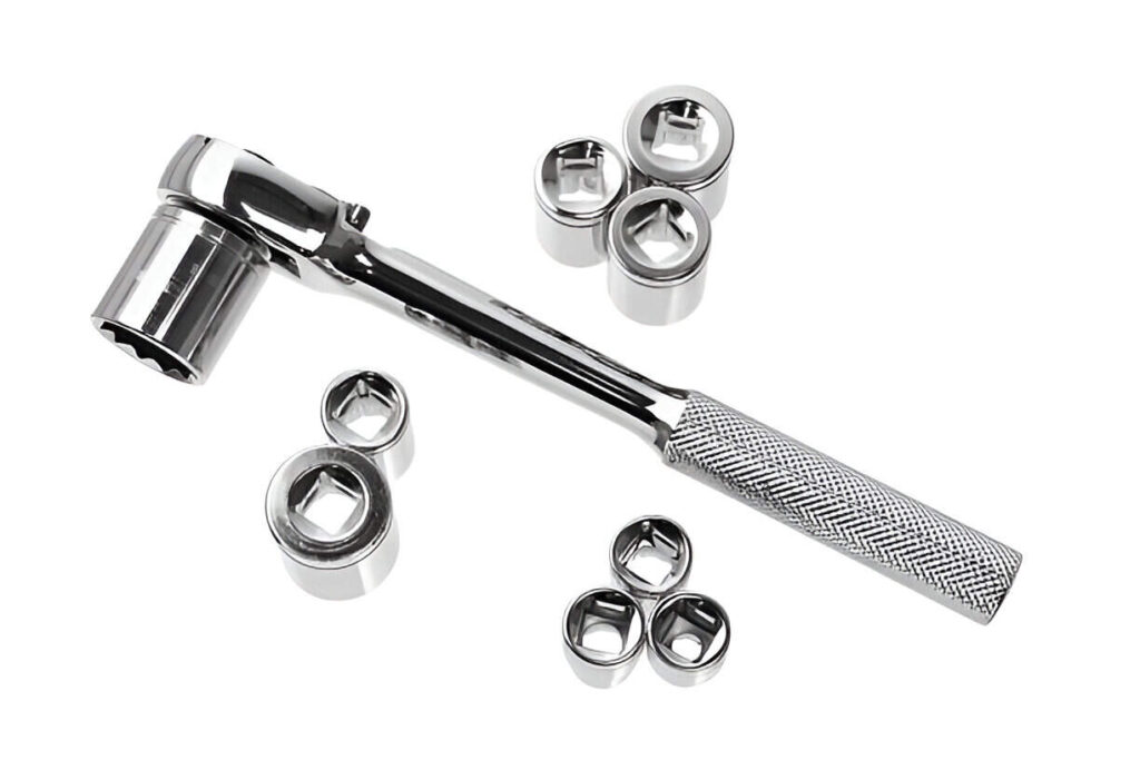 plumbing cleanout plug wrench set