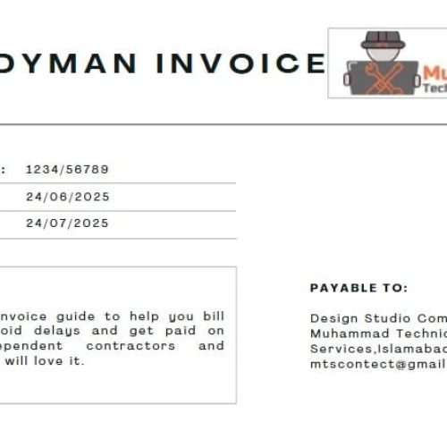 Handyman Invoice